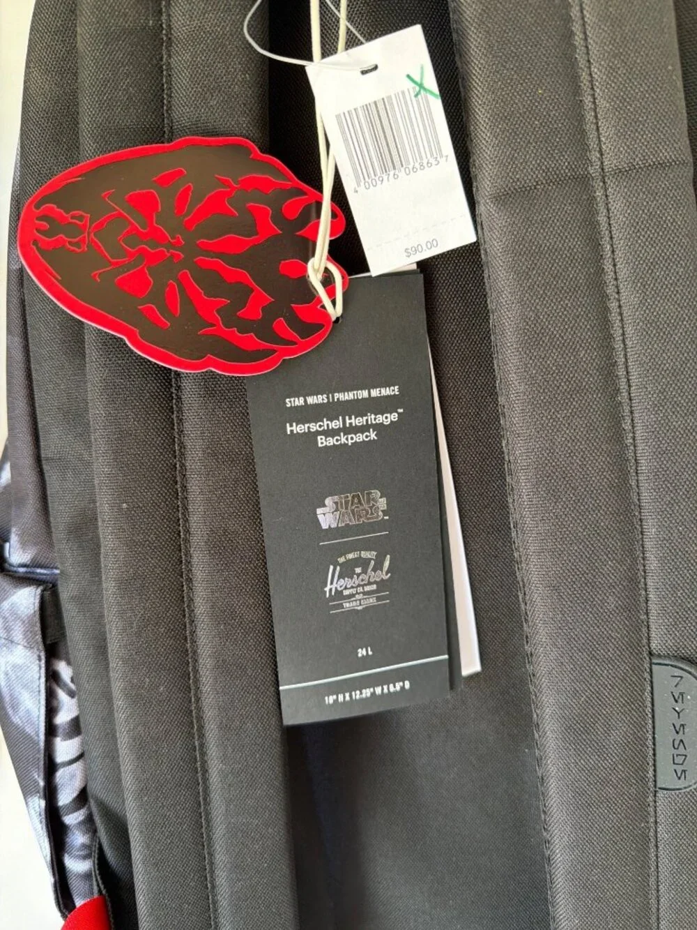 Disney Star Wars Episode 1 Phantom Menace 25th Anniversary Herschel Backpack NEW
